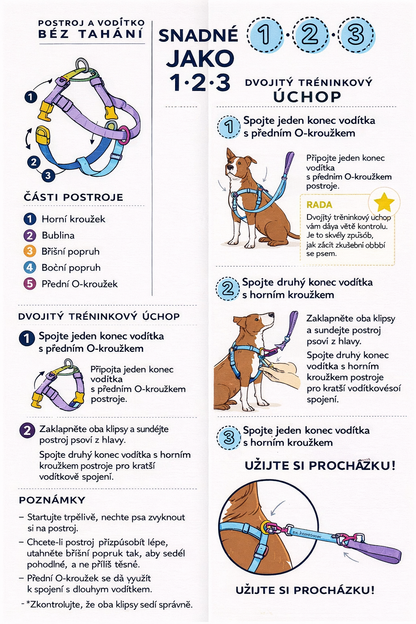 Postroj proti tahání pro psy